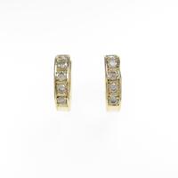 K18YG ダイヤモンドピアス