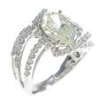プラチナダイヤモンドリング 1．501ct・LY・SI2・オーバルカット