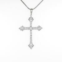 PT クロス ダイヤモンドネックレス