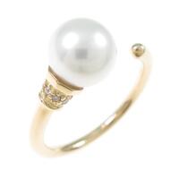 K18YG アコヤパールリング