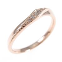 K18PG ダイヤモンドリング