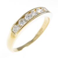 K18YG ダイヤモンドリング