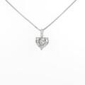 PT ハート ダイヤモンドネックレス