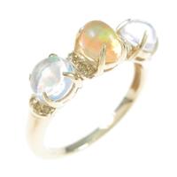 K18YG オパールリング