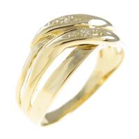 K18YG ダイヤモンドリング