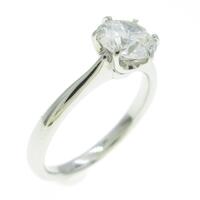 【リメイク】プラチナダイヤモンドリング 1．026ct・D・SI1・EXT・H＆C