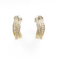 カルティエ スリーバングルズ スモール イヤリング