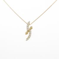 K18YG ダイヤモンドネックレス