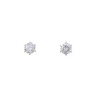プラチナダイヤモンドピアス 0．451ct・0．451ct・H・SI1?2・VG