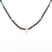 ミズキ カラーストーンネックレス