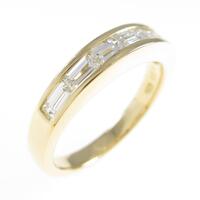 K18YG ダイヤモンドリング