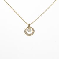 K18YG ダイヤモンドネックレス