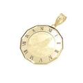 K18YG（枠） コイン ペンダント