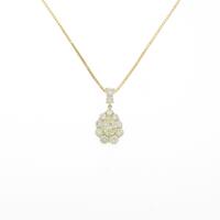 K18YG ダイヤモンドネックレス