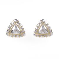 ミキモト K18WG／K18YG イヤリング