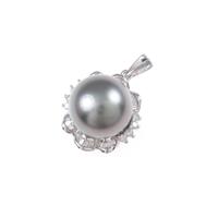 14KWG クロチョウパールペンダント