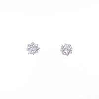 【リメイク】K18WG ダイヤモンドピアス