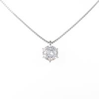 【リメイク】プラチナダイヤモンドネックレス 1．027ct・H・I1・GOOD