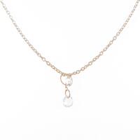 アガット ダイヤモンドネックレス