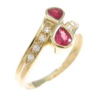 K18YG ルビーリング