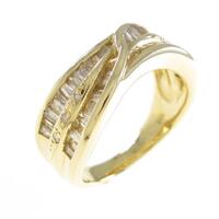 K18YG ダイヤモンドリング