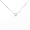 【リメイク】プラチナダイヤモンドネックレス 0．433ct・F・VS1・ハートシェイプ