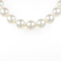 シルバークラスプ アコヤパールネックレス