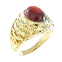 K18YG ガーネットリング
