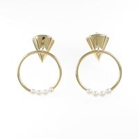 K18YG アコヤパールイヤリング