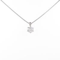 プラチナダイヤモンドネックレス 0．294ct・F・I1・GOOD