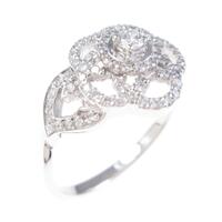 シャネル カメリア ダイヤモンドリング