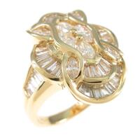 K18YG ダイヤモンドリング