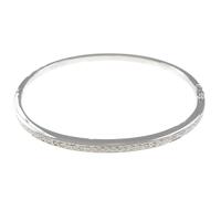 K18WG ダイヤモンドバングル