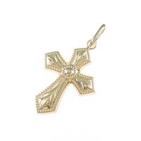 K18YG クロス ペンダント