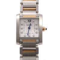 カルティエ WE110004 タンクフランセーズ PGコンビ・11P クォーツ