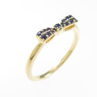 ポンテヴェキオ リボン サファイヤリング