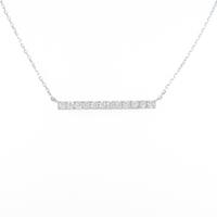 【リメイク】K18WG ダイヤモンドネックレス