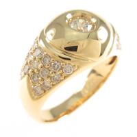 K18YG ダイヤモンドリング