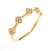 ポンテヴェキオ フラワー ダイヤモンド ピンキーリング