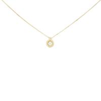 【新品】K18YG ダイヤモンドネックレス 0．218ct・G・SI1・VG