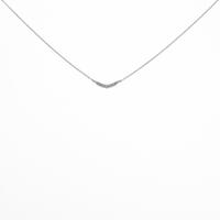 K18WG ダイヤモンドネックレス