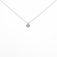 K18WG ダイヤモンドネックレス