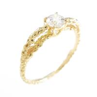K18YG ダイヤモンドリング 0．235ct・F・VS1・VG