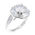 グラフ ダイヤモンドリング 1．00ct・E・VS1・3EXT