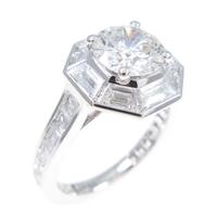 グラフ ダイヤモンドリング 1．00ct・E・VS1・3EXT