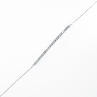 K18WG ダイヤモンドブレスレット