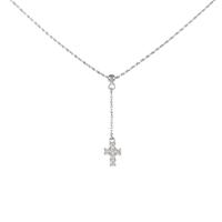 PT クロス ダイヤモンドネックレス