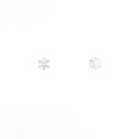 【リメイク】K18YG ソリティア ダイヤモンドピアス