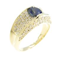 K18YG サファイヤリング