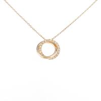 ヴァンドーム ダブルサークル ネックレス
